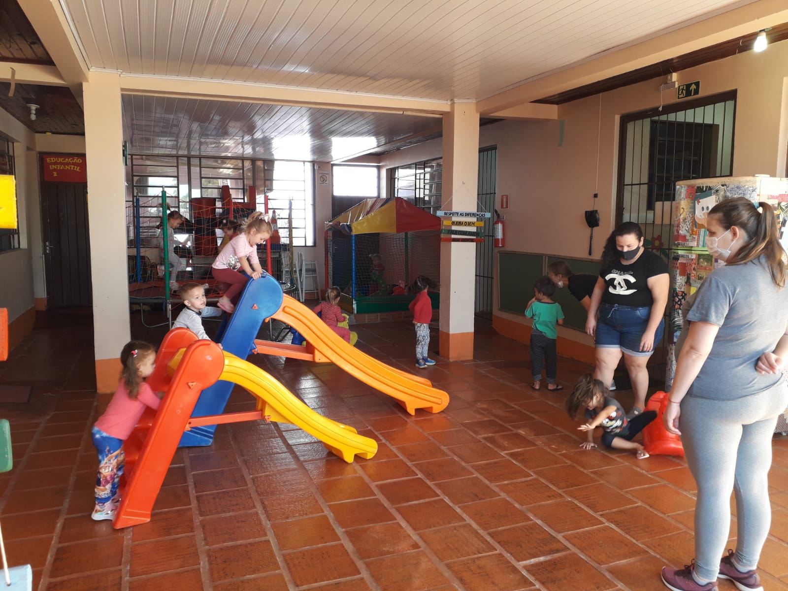 RETOMADA DAS AULAS DA EDUCAÇÃO INFANTIL OCORREU ONTEM